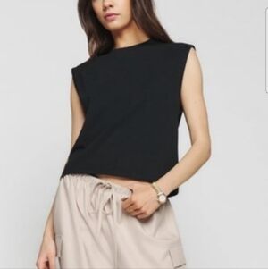 Reformation Sleeveless Crewneck Tee